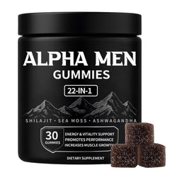KOVGOCY Alpha Gummies for Men with Shilajit bottle for daily vitality