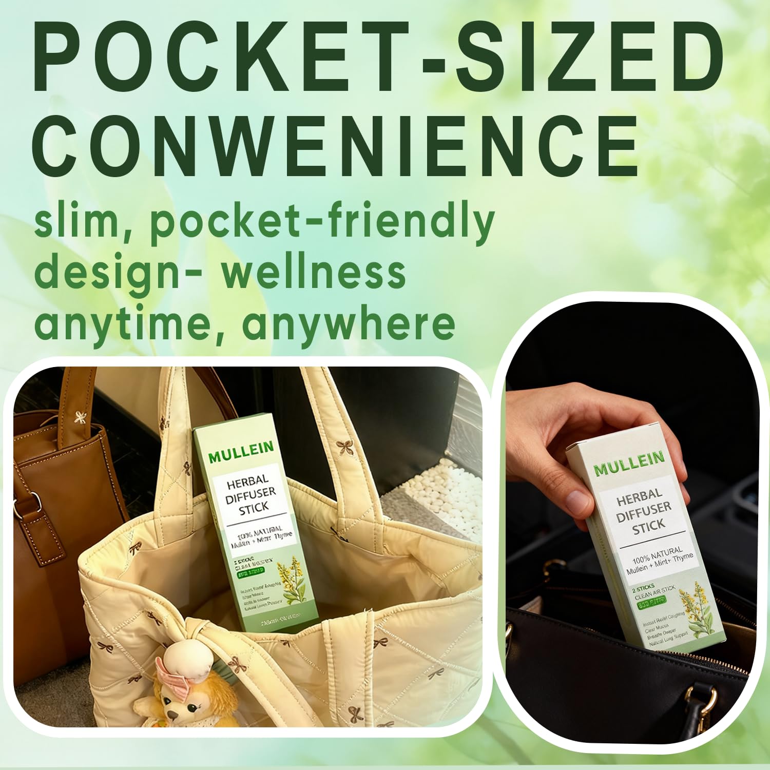 KOVGOCY travel-use diffuser on the go for fresh spaces.