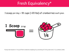 KOYAH Cranberry Powder in a bowl with other ingredients for recipes.