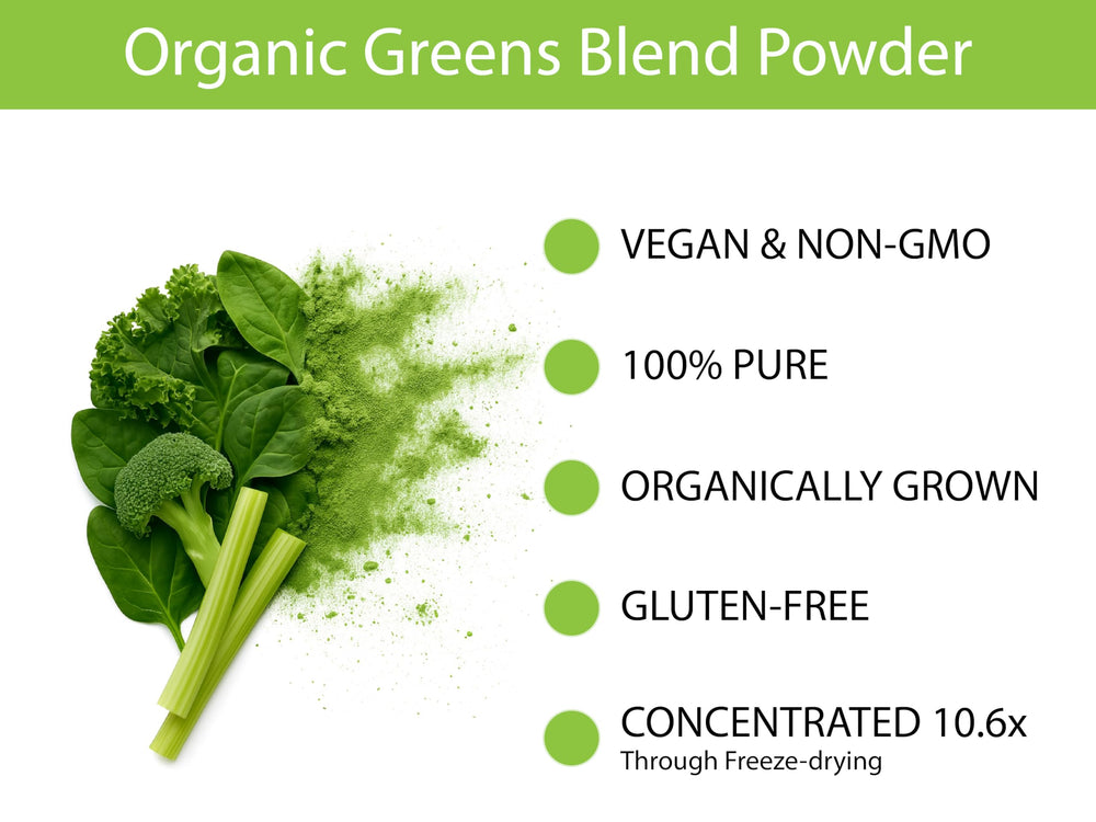 KOYAH freeze-dried greens process preserving cellular structure and flavor