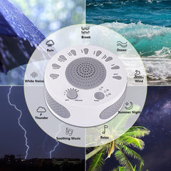 KozyOne device displaying wave sound settings for a restful evening.