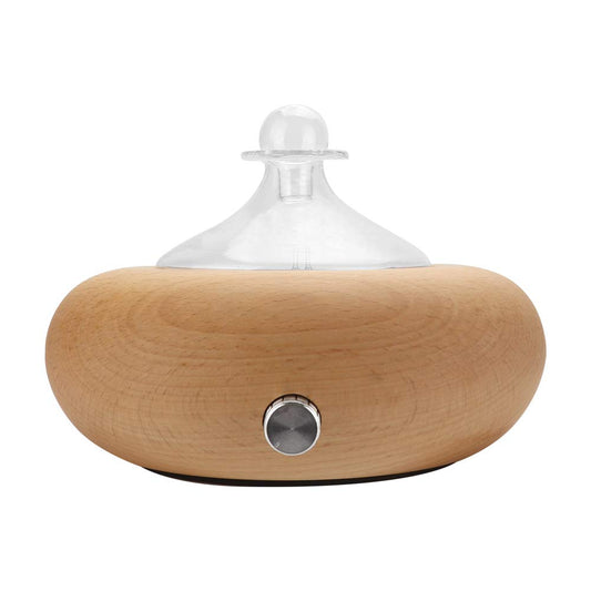 KPOKPO nebulizing diffuser bottle with glass reservoir delivering room-filling aroma