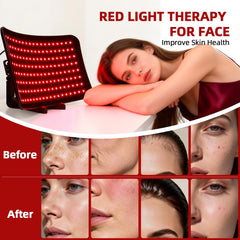 KQO Red Light Therapy Lamp wrap-around design for targeted comfort