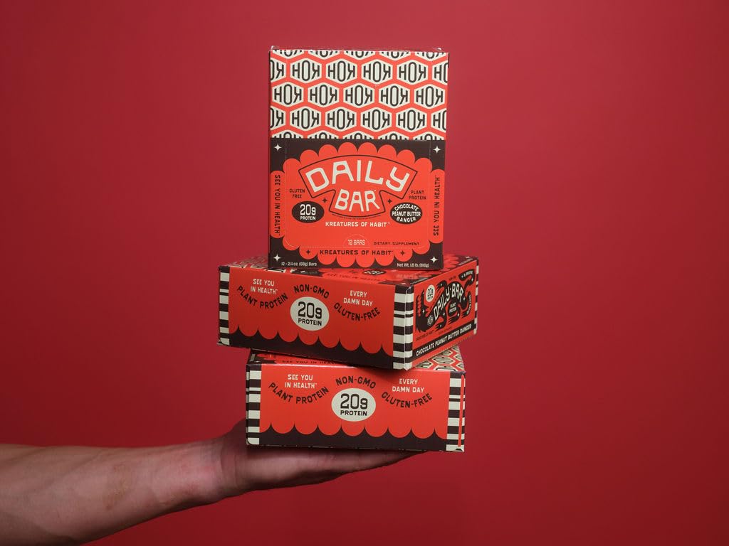 Kreatures of Habit Daily Bar ready-to-eat snack for workouts or busy mornings
