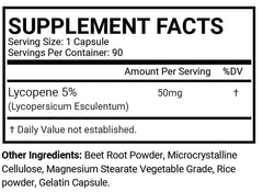KRK Supplements Lycopene 50mg two-pack displayed on shelf for daily routine.