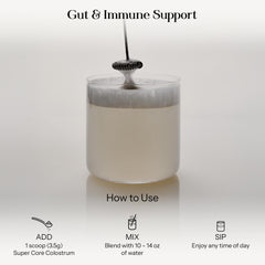 KROMA ImmunoLin Effera lactoferrin canister image emphasizes gut lining support.
