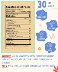 Close-up of Krunchy Kids gummies texture and color