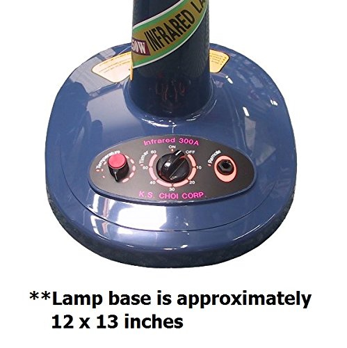 KS Infrared Heat Lamp Desk adjustable neck allows directional warmth for targeted use
