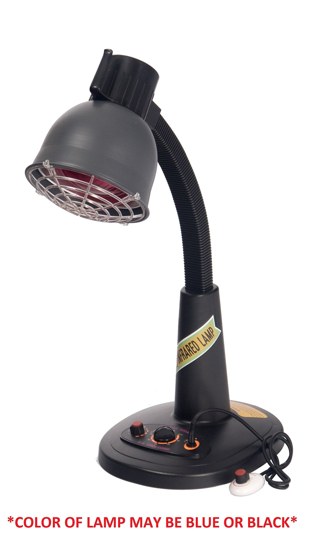 KS Infrared Heat Lamp Desk in use providing gentle warmth for comfort and focus