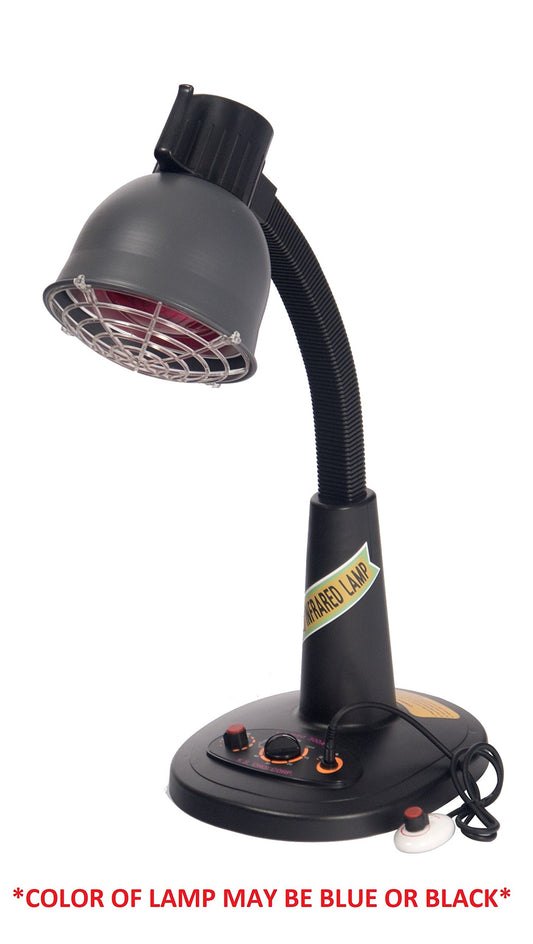 KS Infrared Heat Lamp Desk in use providing gentle warmth for comfort and focus