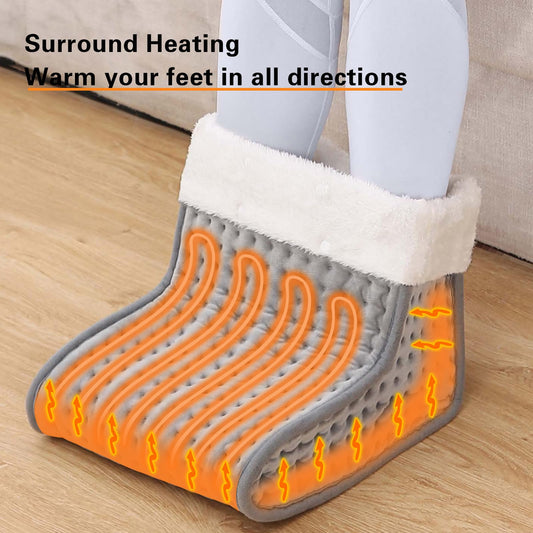 KSAHGAO electric foot warmer with 9 heat levels for personalized comfort.