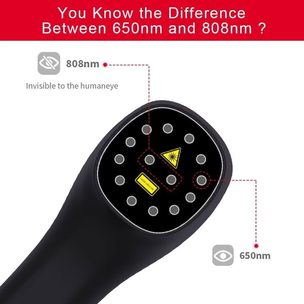 KTS Cold Laser with 2x808nm diodes for deeper tissue reach