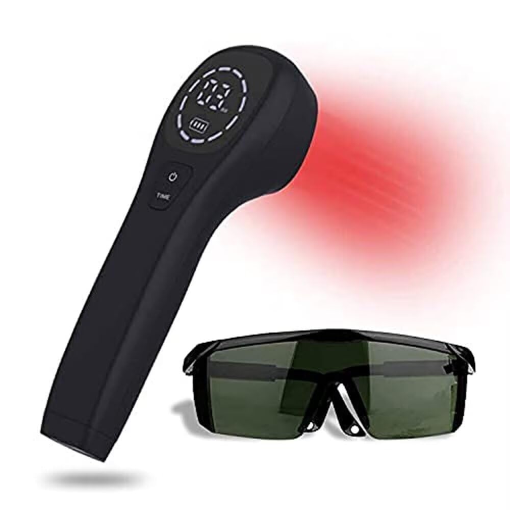 KTS Cold Laser device front view showing compact home-use design for easy handling