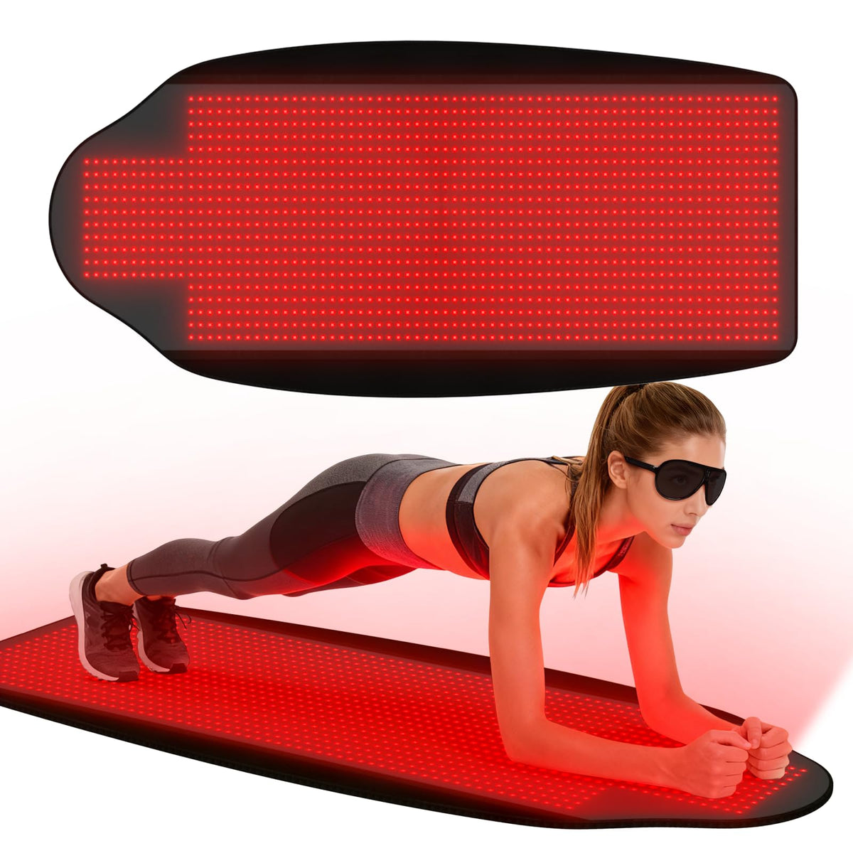 KTS red light therapy mat with full-body coverage for convenient home relaxation