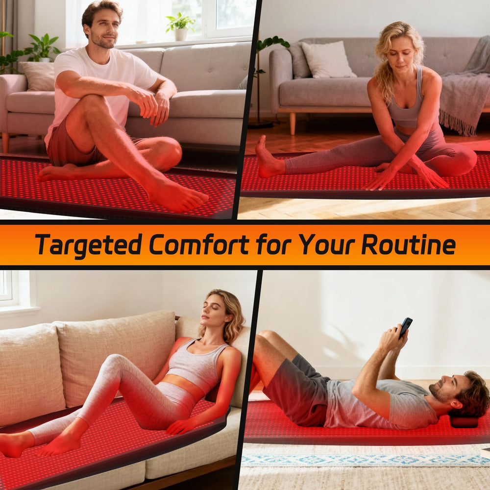 KTS red light mat designed for at-home wellness routines
