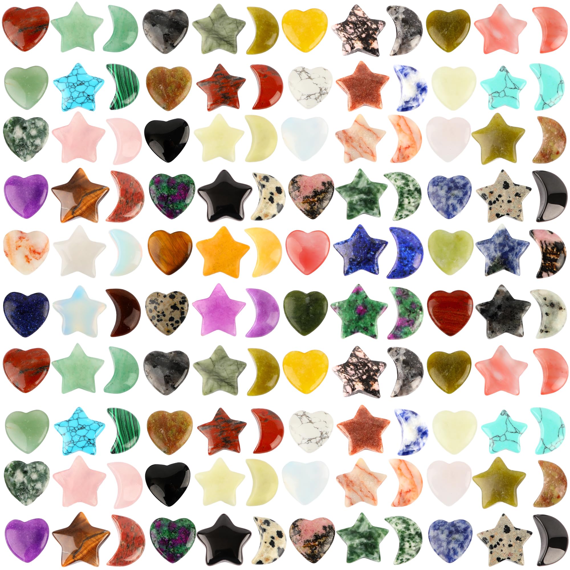 Kugliwa heart shaped crystal perfect for jewelry making and crystal grid decor.
