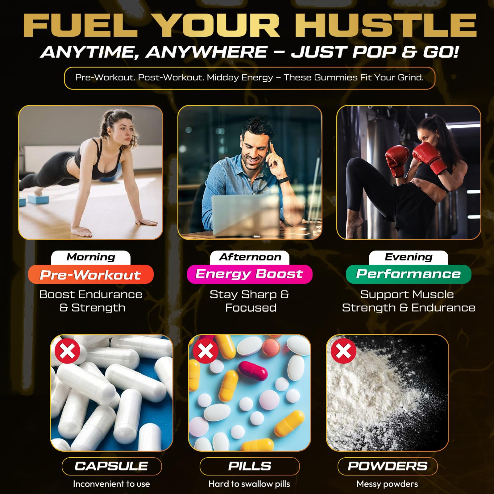 Kukaly Creatine Gummies bottle open showing sugar-free formula