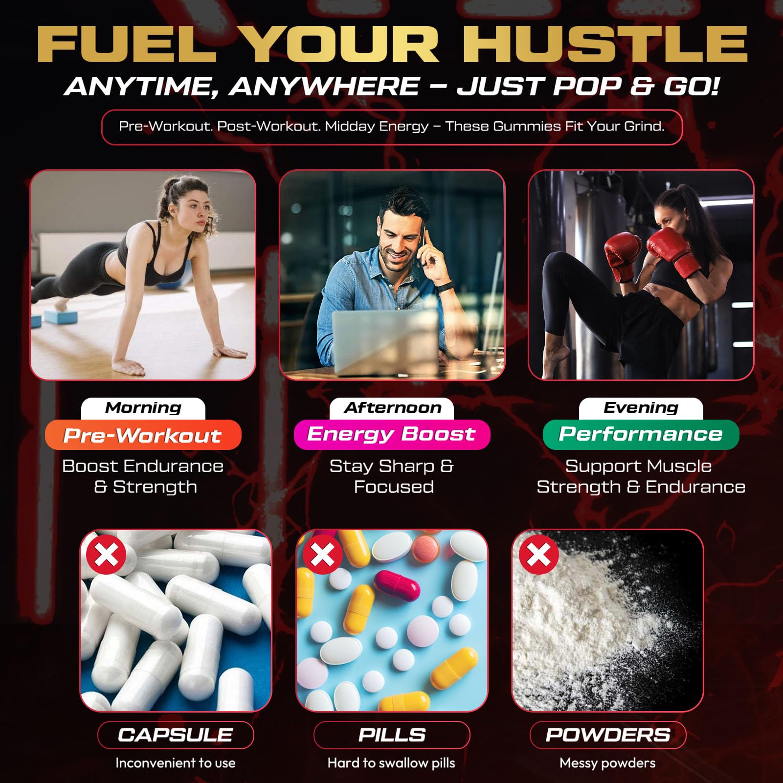 KUKALY creatine gummies with BCAA and vitamins for enhanced endurance.