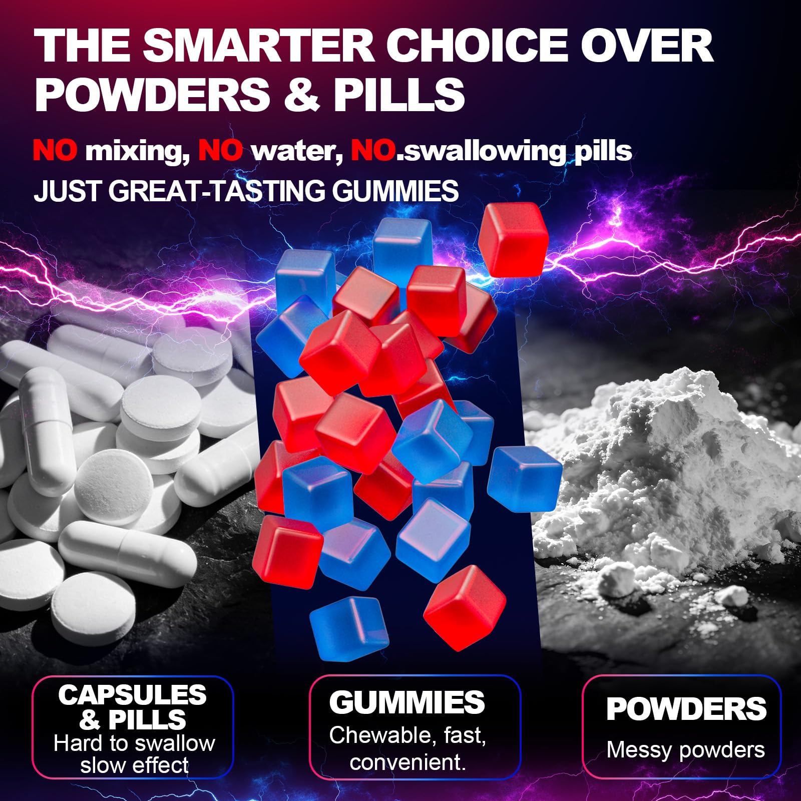 Gummies kept in a gym bag for quick access during workouts.