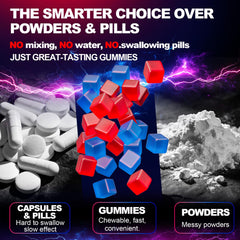 Gummies kept in a gym bag for quick access during workouts.