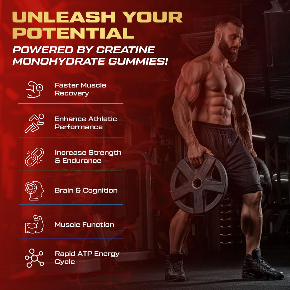 KUKALY creatine gummies pack shown as travel-friendly fitness companion.