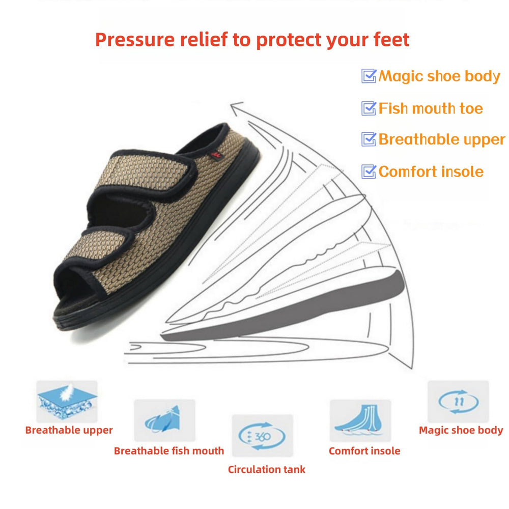 KUMUROETA breathable mesh insole detail improves foot comfort.
