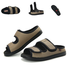 KUMUROETA extra wide diabetic foot shoes upper adjustable for swollen feet and comfort.