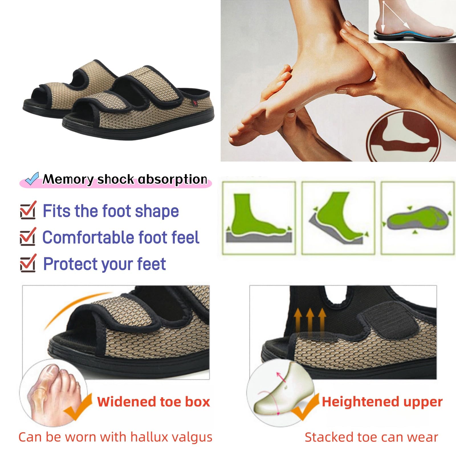 KUMUROETA available in multiple colors and sizes for swollen feet.