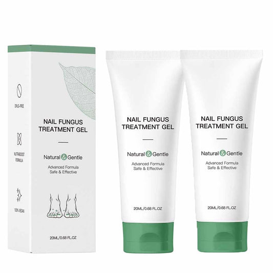 KUNLEN Nail Fungus Gel bottle closeup for hydration and shine restoration.
