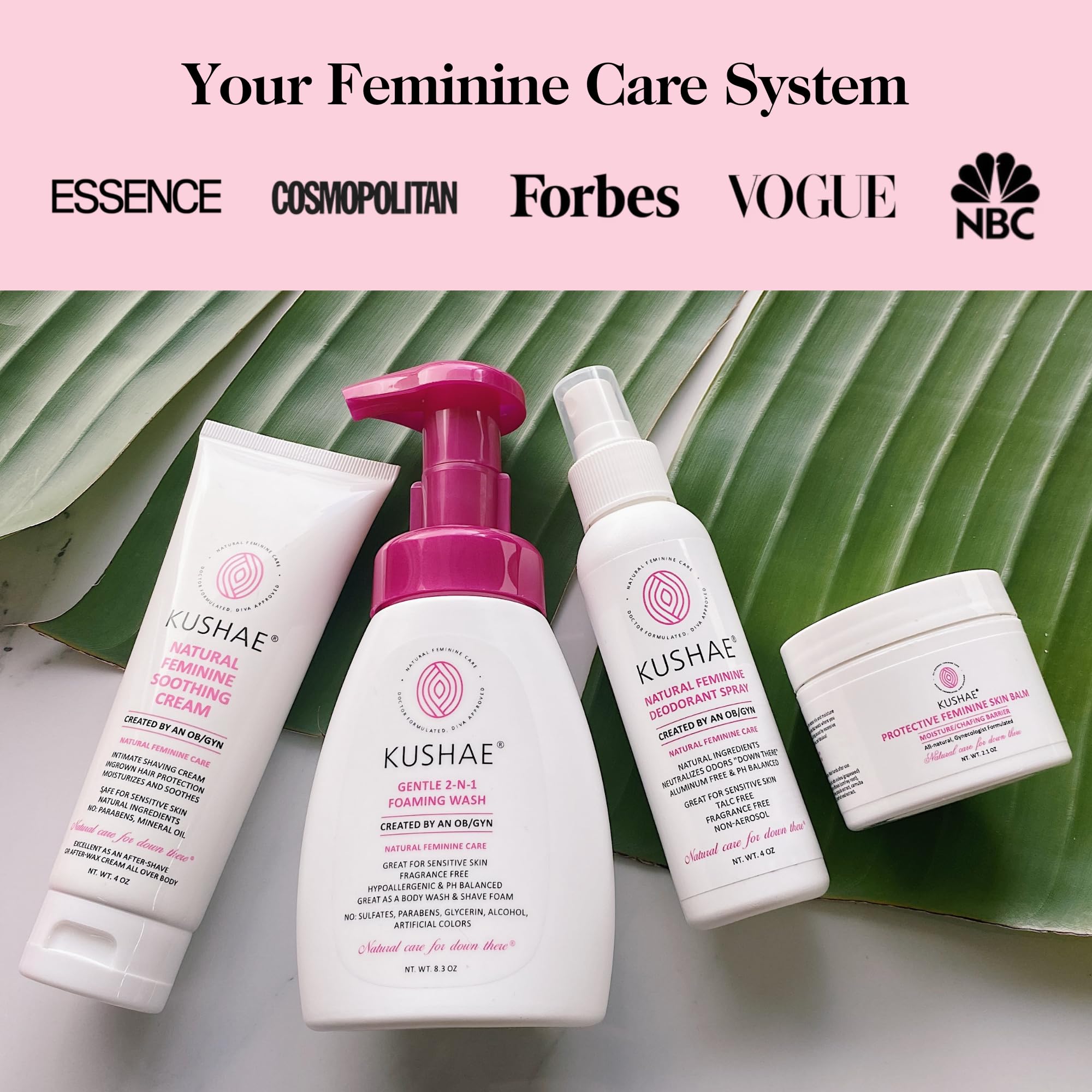 Fragrance-free formula suitable for sensitive skin types.
