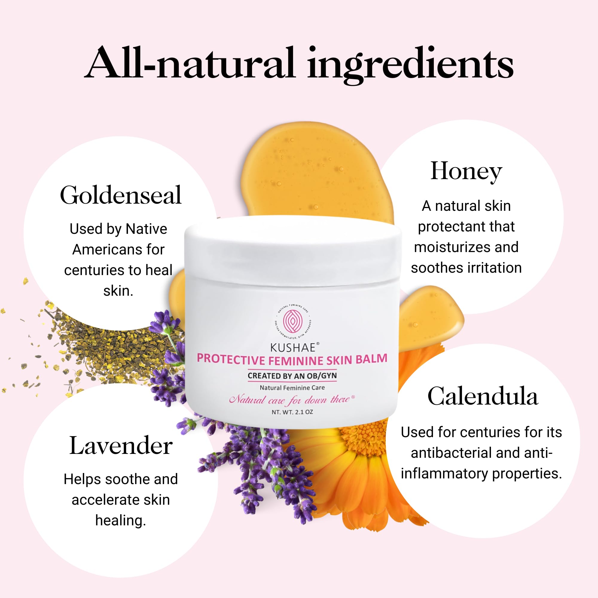 Ingredient highlights include olive oil and calendula for nourishment.