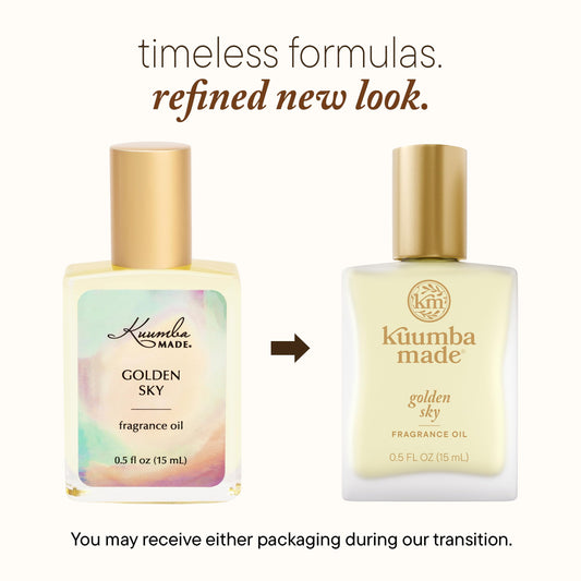 Kuumba Made Golden Sky roll-on applicator ready for easy daily touch-ups