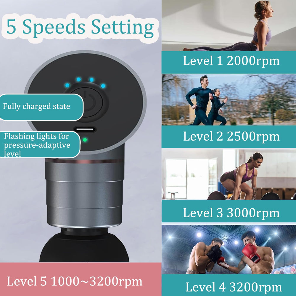 KVKID compact-size massager for easy portability and quick recovery on the go.