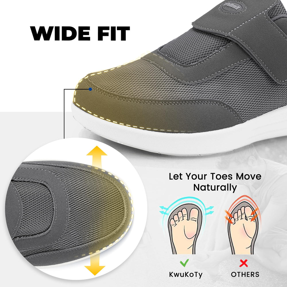 KWUKOTY slip-on orthopedic shoes for quick daily wear