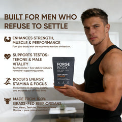 KXVUDE Forgebody gluten-free label highlights clean formula.