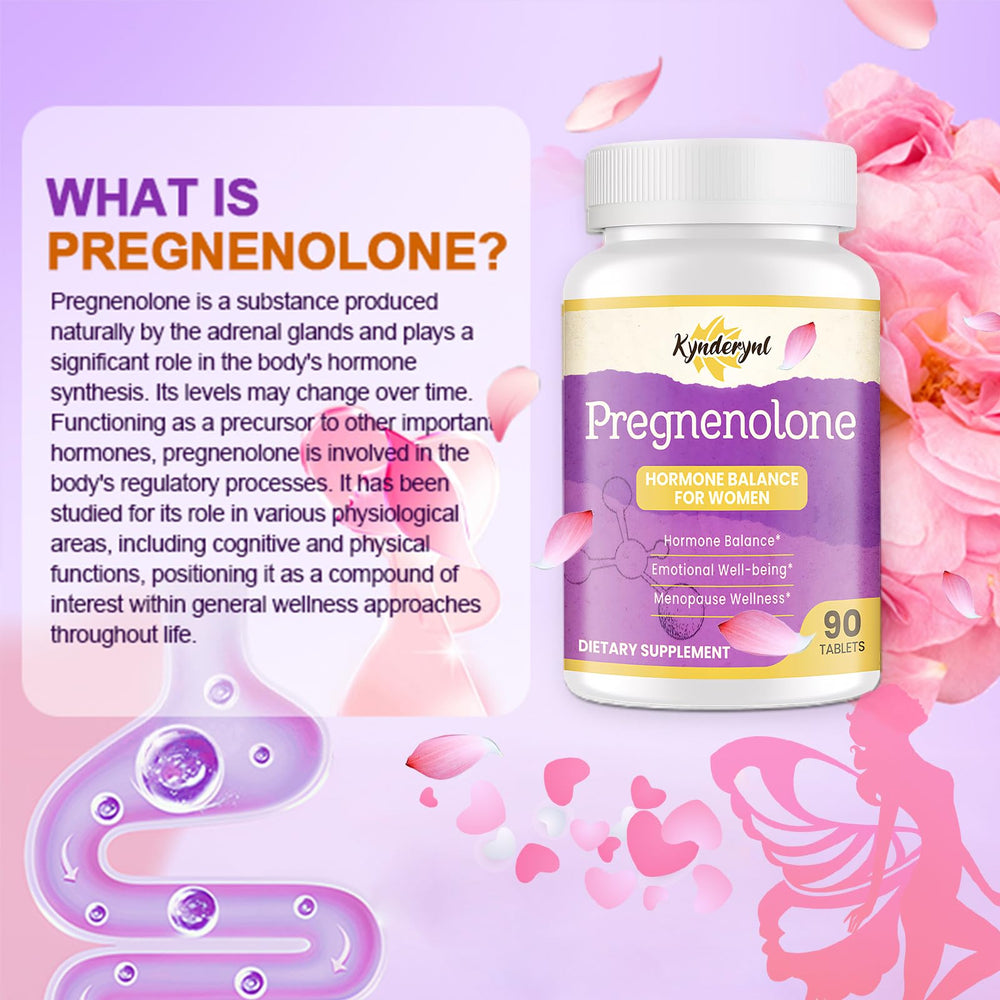 Kynderynl Pregnenolone 100mg option for higher daily flexibility.