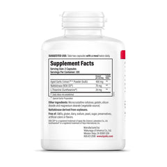 Kyolic aged garlic extract capsules arranged for easy daily supplementation.