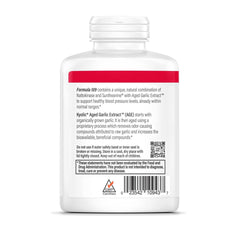 Kyolic bottle with dosage guidance highlighting daily wellness support.