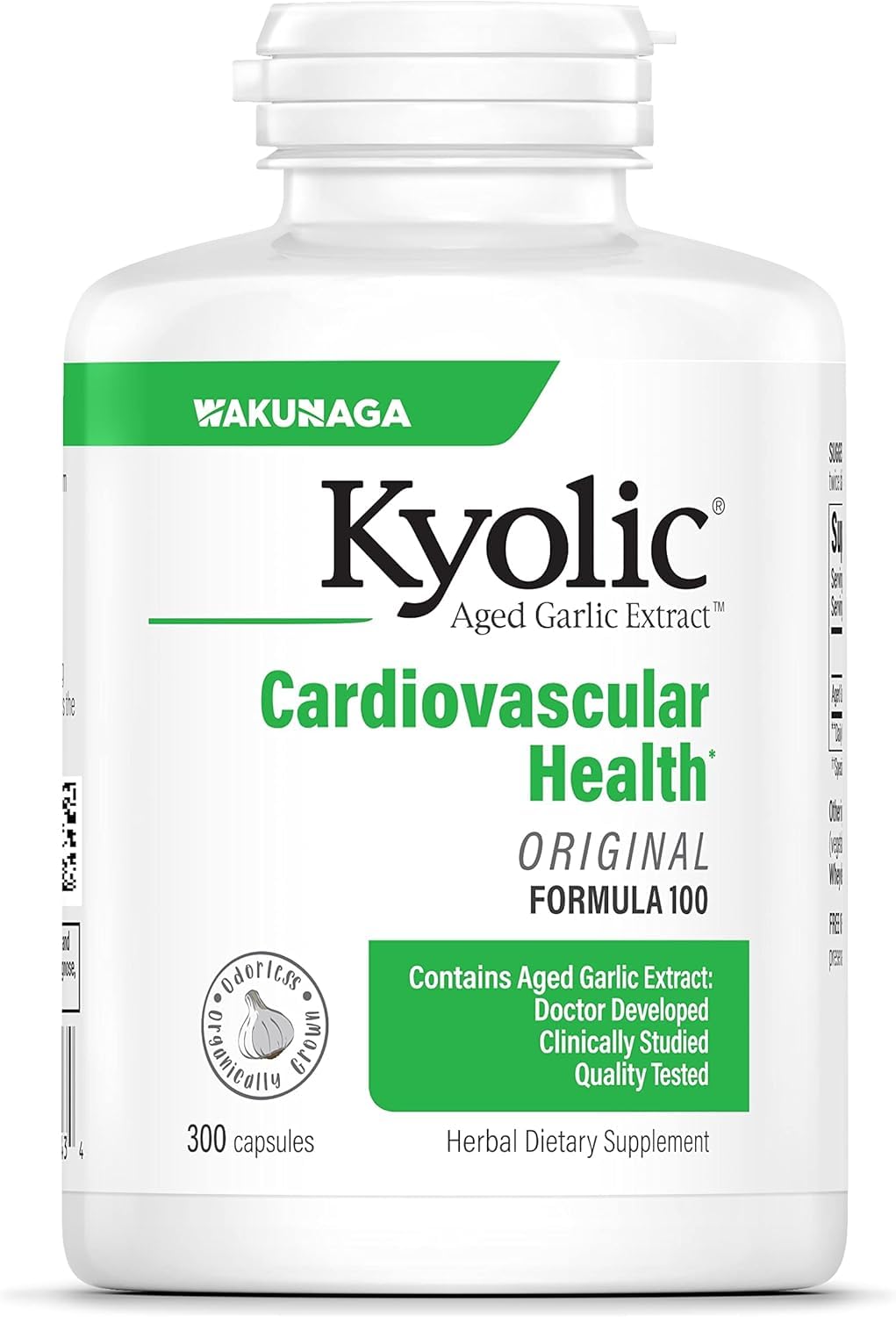 Kyolic Formula 100 bottle on shelf, original formula