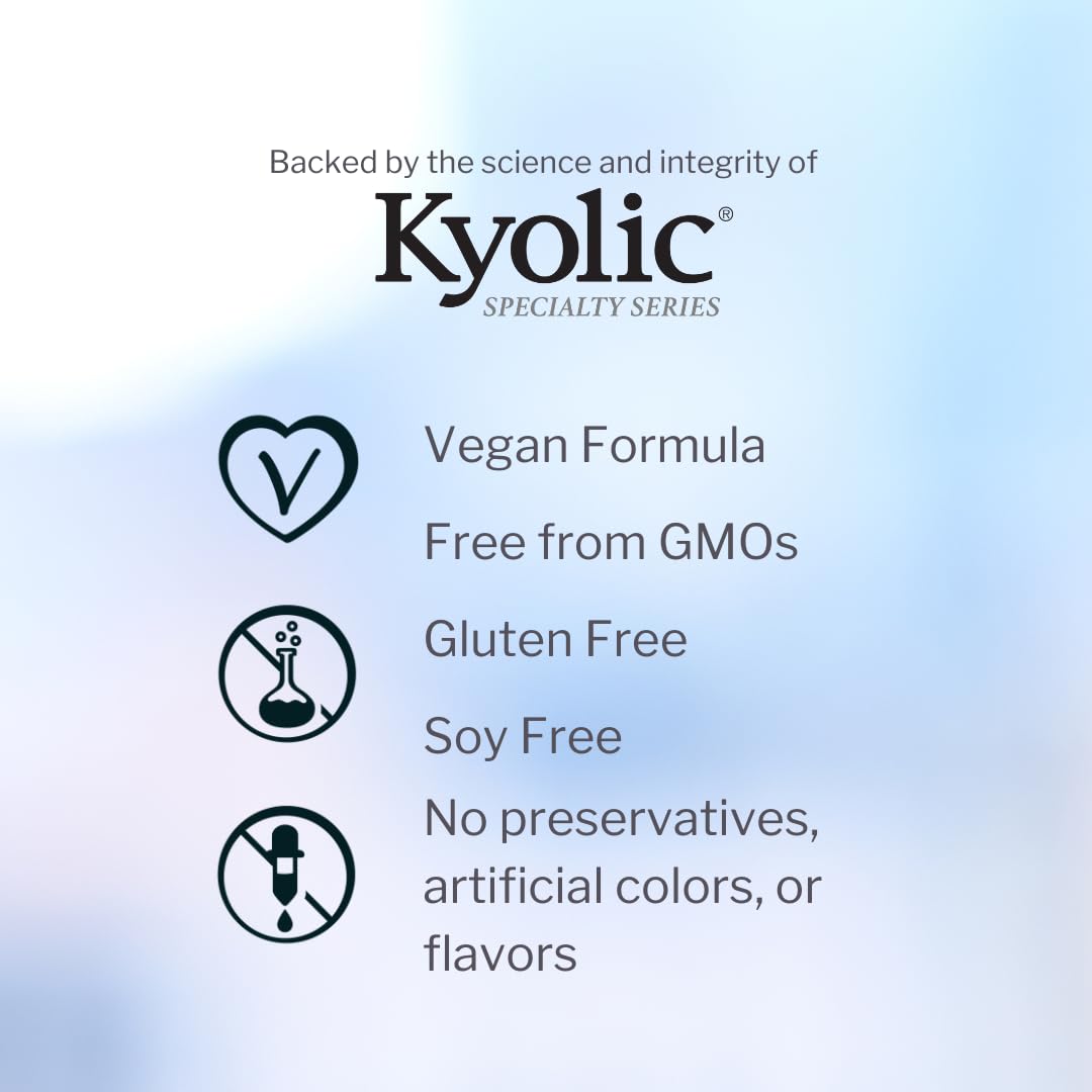 Kyolic blend with L-Theanine, Magnesium and Vitamin B6 for calm.