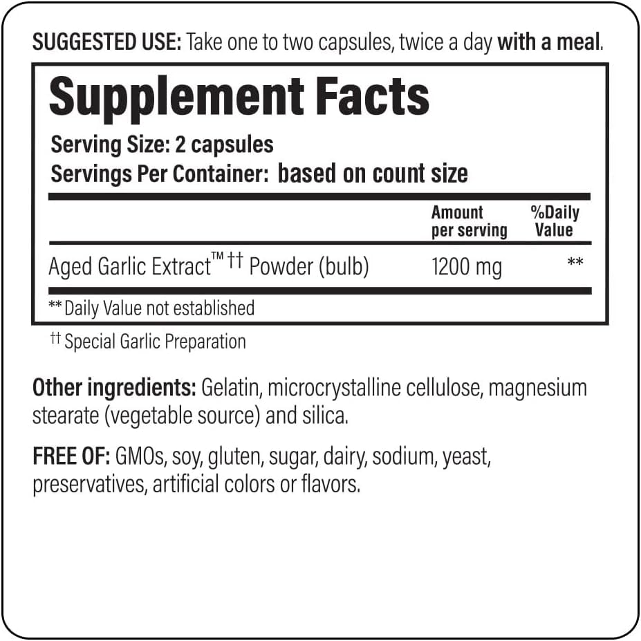 Kyolic Reserve product dimensions graphic communicates size for shelf planning.