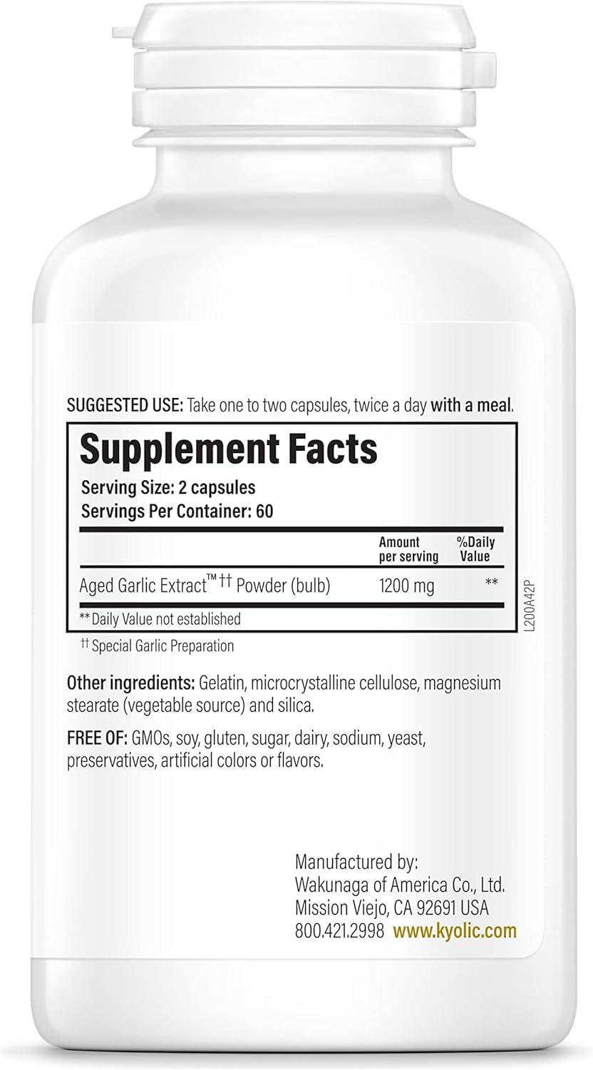 Kyolic Reserve quantum research graphic suggests scientific backing behind the blend.