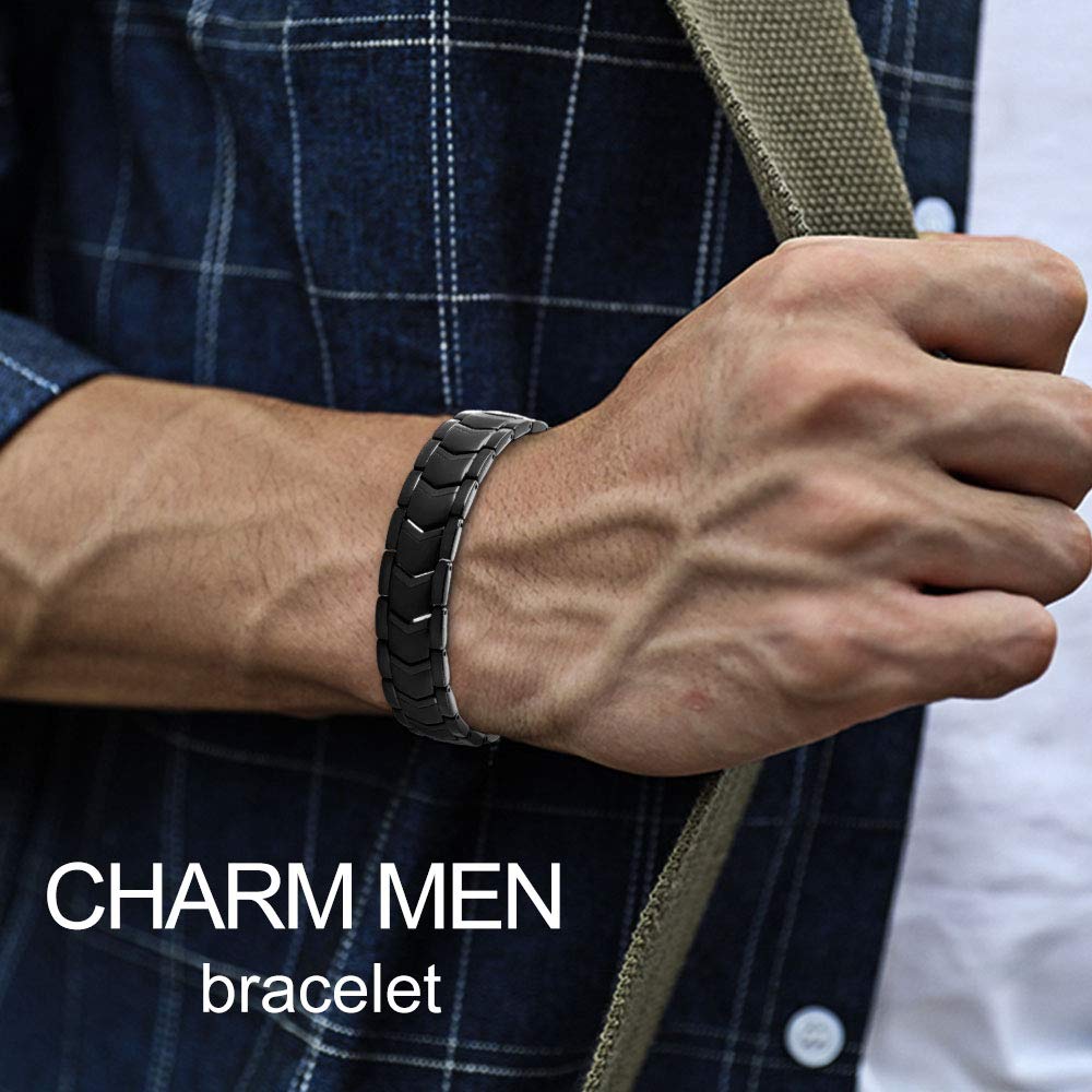 KYOSI adjustable clasp ensures comfortable fit on the magnetic bracelet.