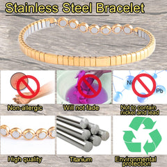 KYOSI bracelet shown with moisture and sweat resistance for all-day wear.