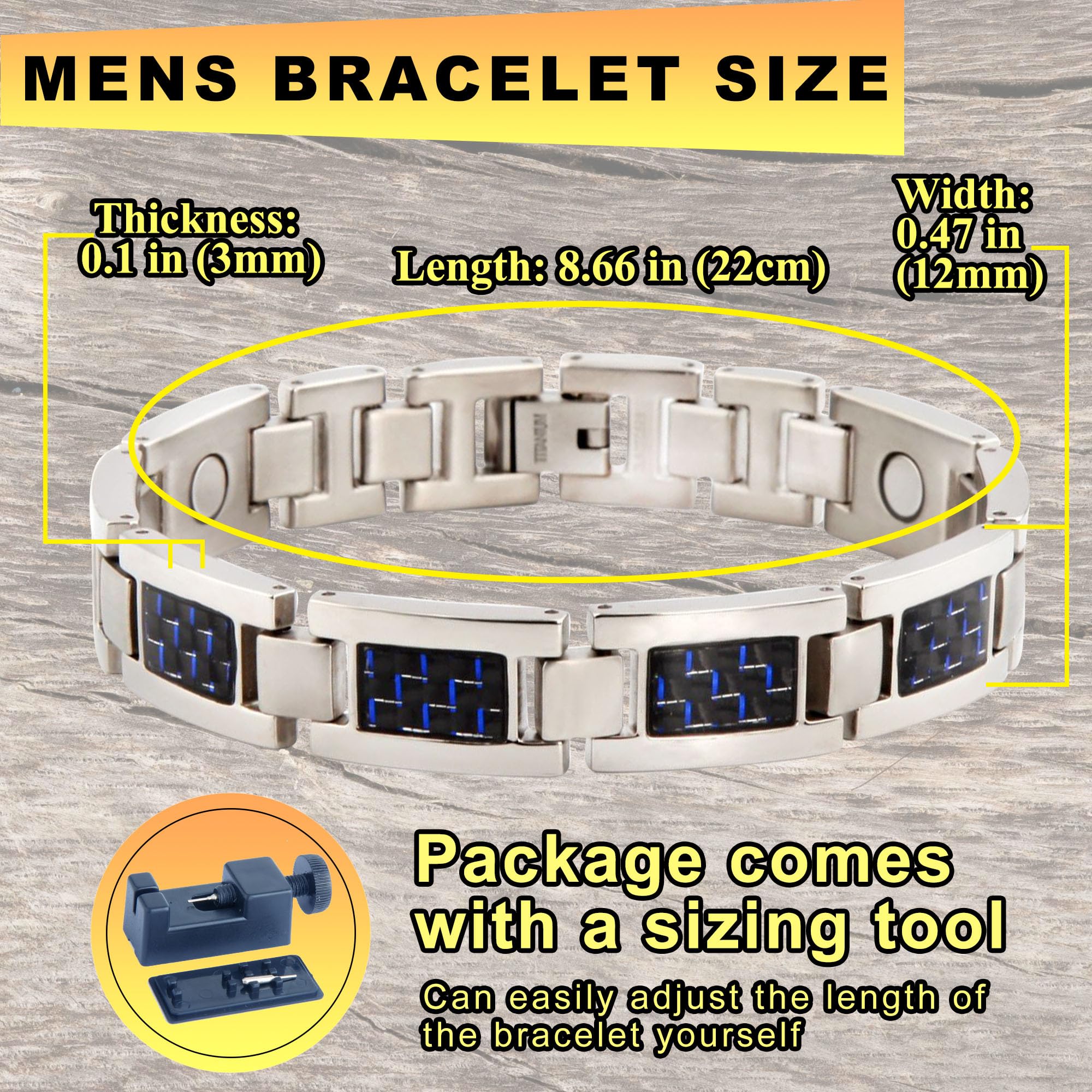 KYOSI bracelet close-up highlighting magnets for versatile wear