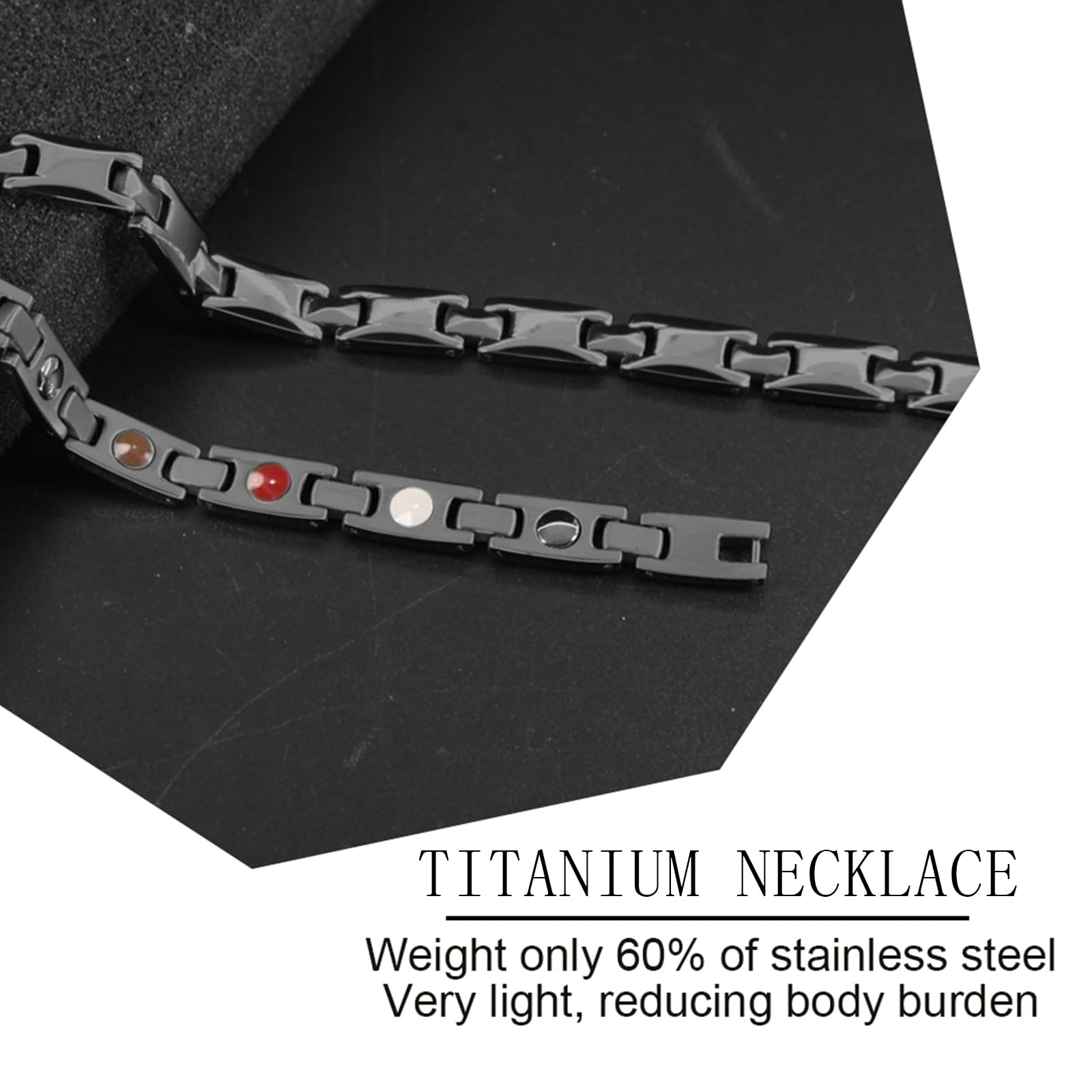 KYOSI titanium close-up highlighting lightweight hypoallergenic material