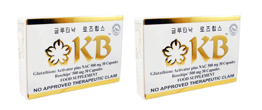 Kyusoku Bihaku Glutanac box—capsules support daily skin routine.