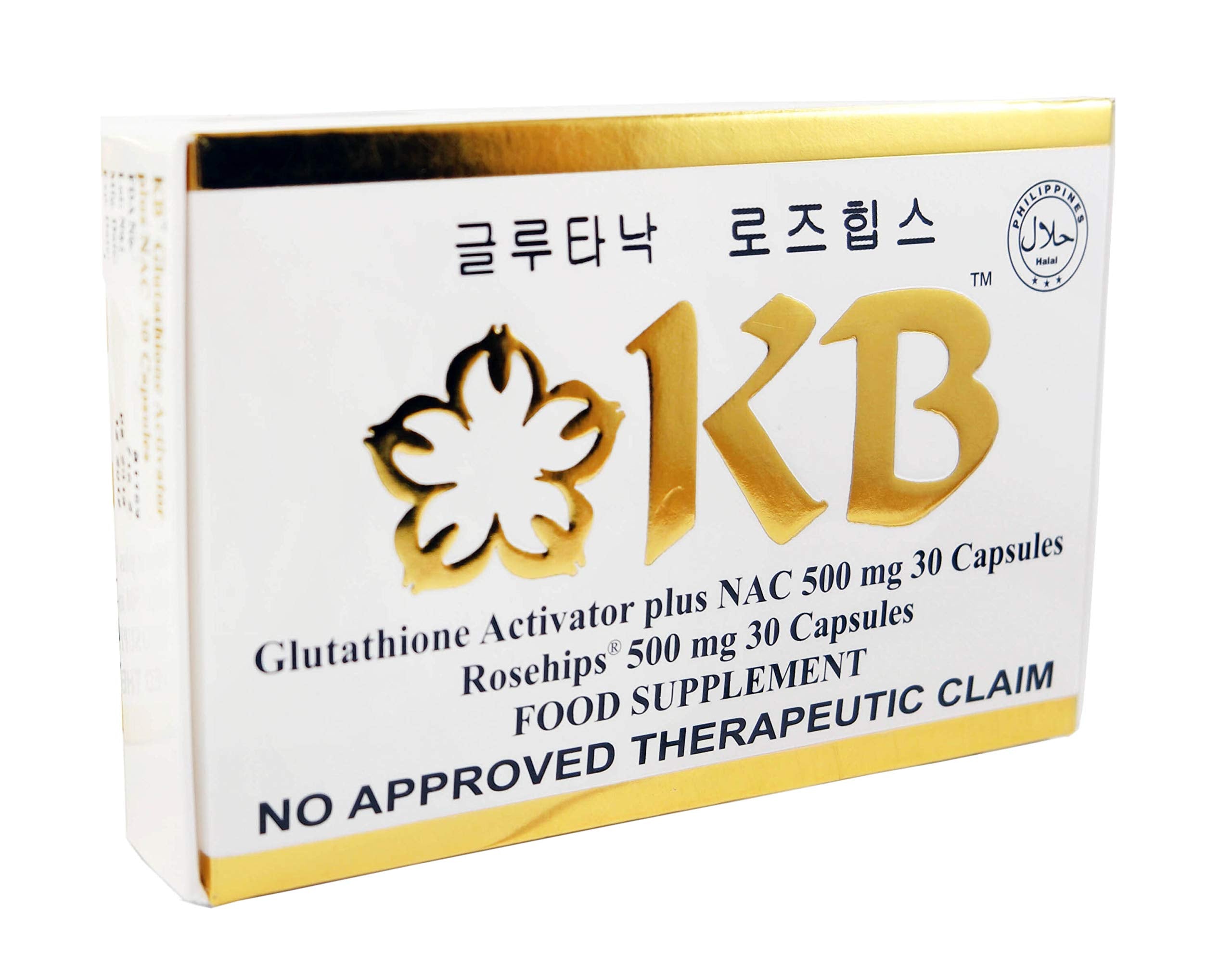 Kyusoku Bihaku Rosehips box—capsules for antioxidant daily skincare.