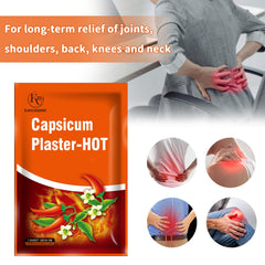 KZM Kangzhimei capsaicin patch aligned on shoulder for joint warmth