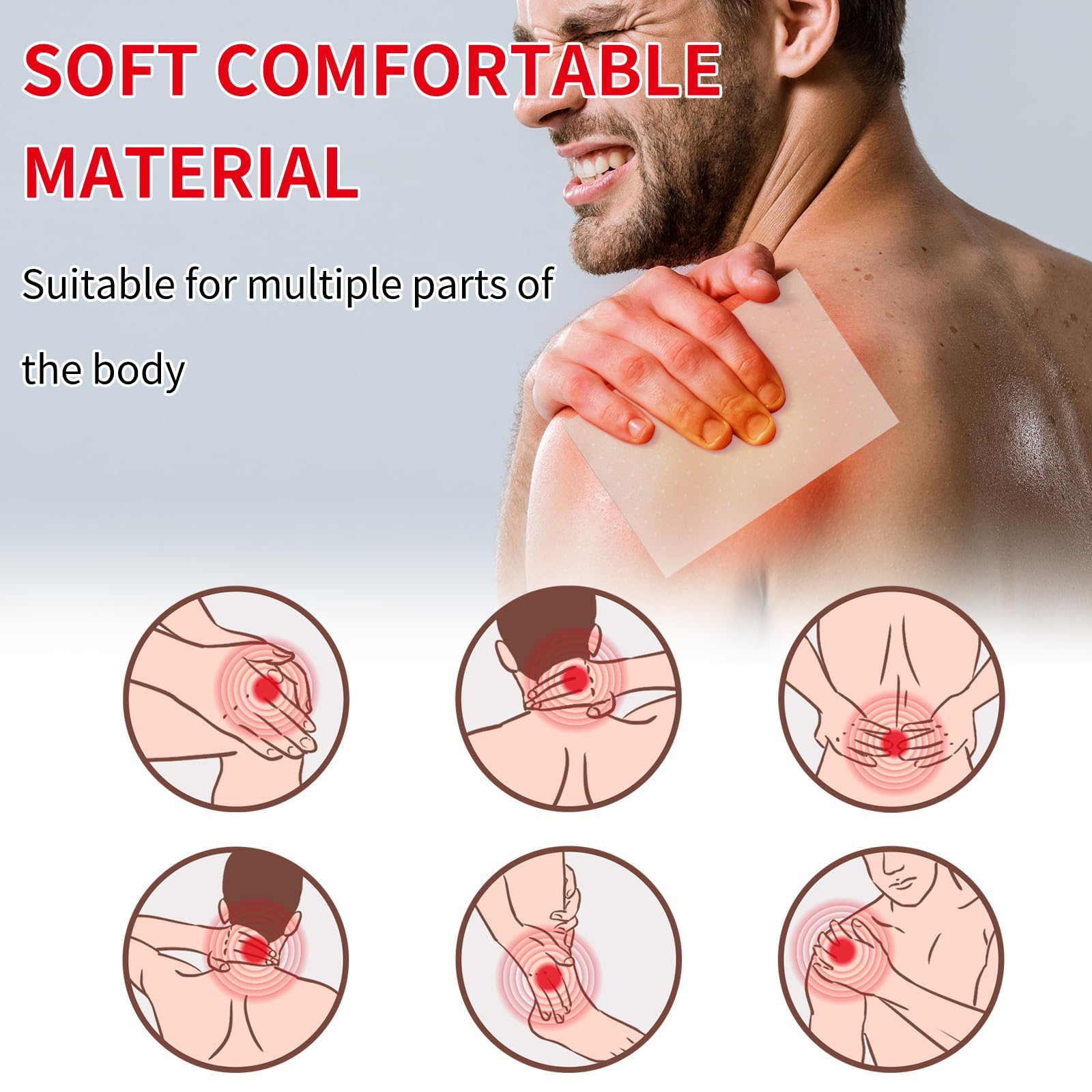 KZM Kangzhimei XL patch ventilation holes promote skin breathability